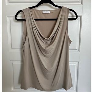 Calvin Klein Size L Sleeveless Blouse
